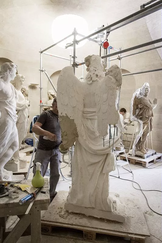 Le modèle en plâtre a été réalisé.